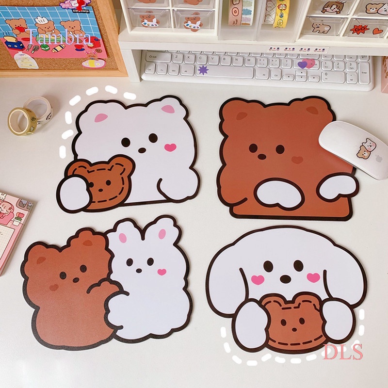 Tấm Lót Chuột Máy Tính Hình Gấu Tambra Kawaii Chống Trượt & Nước