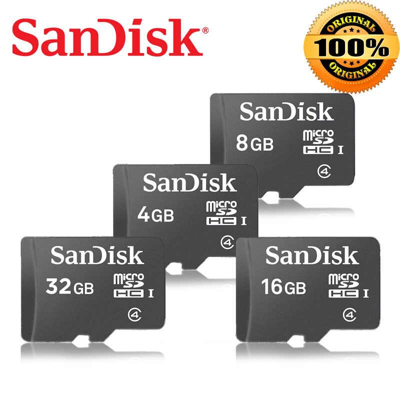 Thẻ nhớ MicroSDHC SanDisk 8GB Class 4 (Đen)