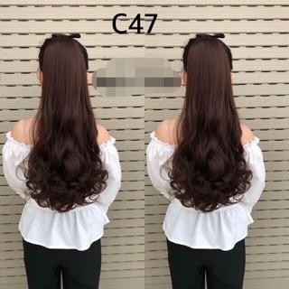 Tóc cột xoăn dài