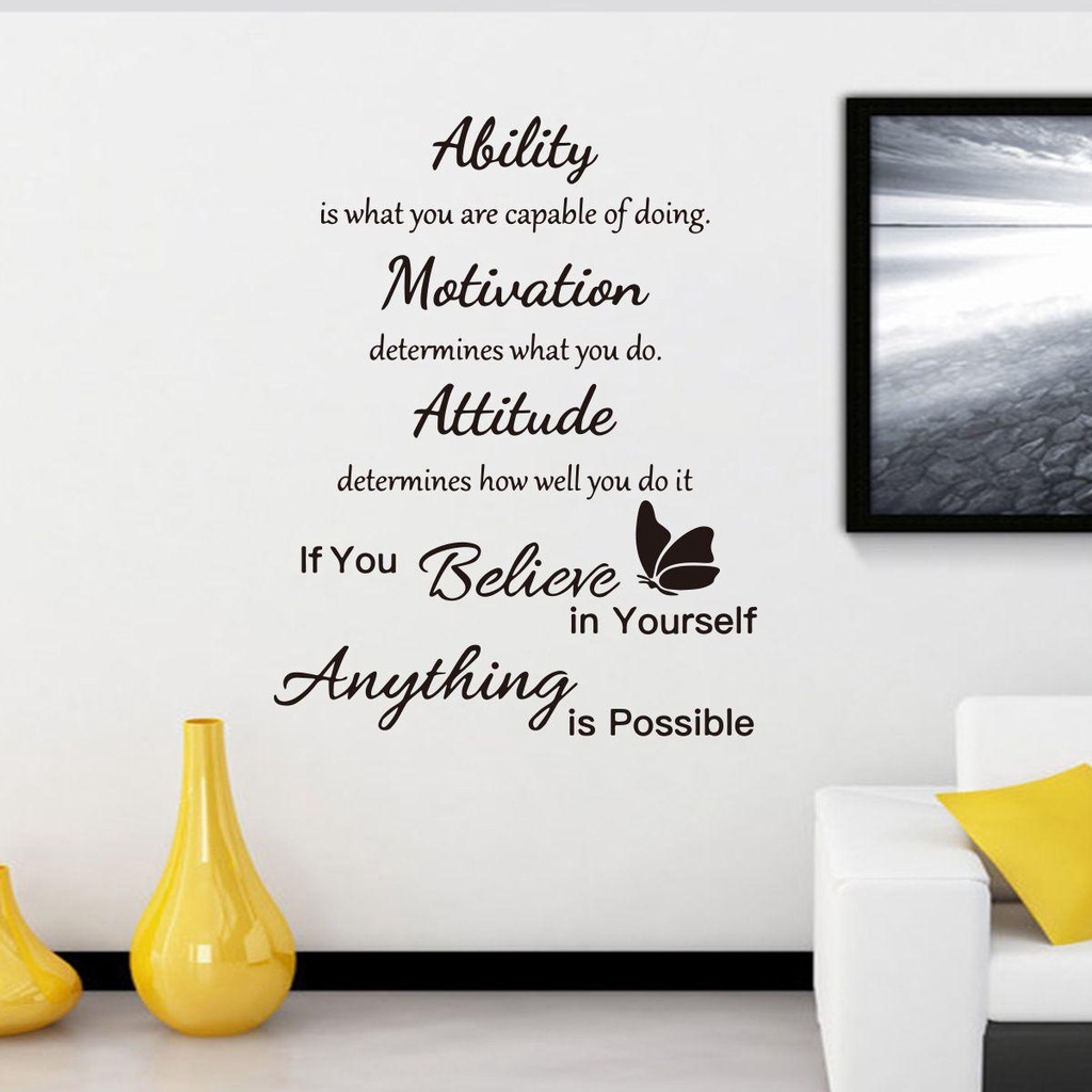 Sticker Dán Tường Họa Tiết WTTLE Dễ Thương Bắt Mắt