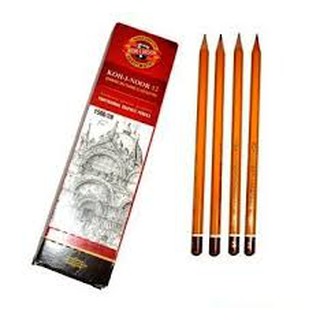 Bút chì Tiệp Khắc KOH 2B ( 12 cây)