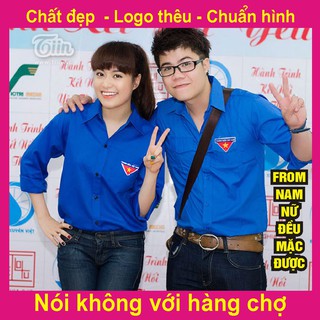 áo sơ mi đoàn thanh niên cộng sản hồ chí minh, áo thun ngắn tay đoàn thanh niên hcm, chất đẹp.. bao đổi trả, chất đẹp