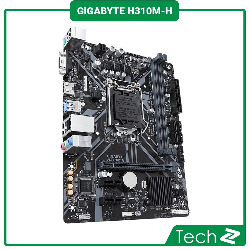 Mainboard GIGABYTE H310M H (Intel H310, Socket 1151, m-ATX, 2 khe RAM DDR4)