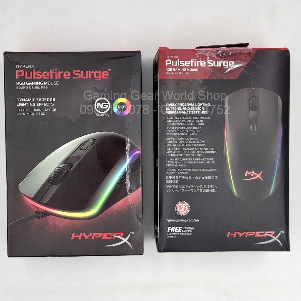 SIÊU SALE CHUỘT GAMING HYPER X PULSEFIRE SURGE 16000 DPI NEW SEAL