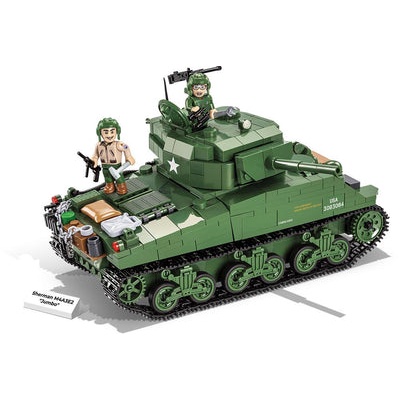 Đồ chơi lắp ráp Lego xe bánh xích - xe tăng - Tank WWII Sherman M4A3E2 COBI-2550