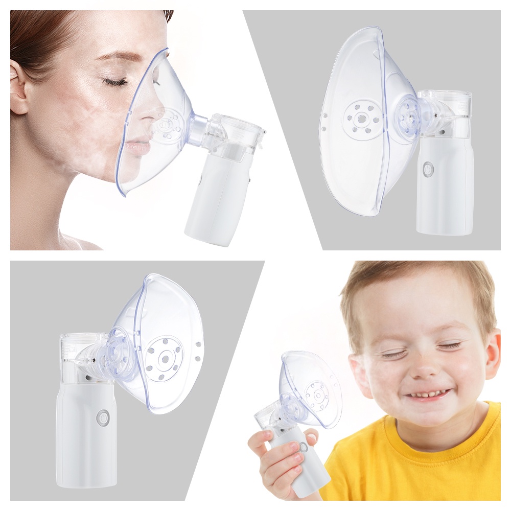 Máy Xông Mũi Cho Trẻ Em Và Người Lớn Tiện Dụng ,Máy Xông khí dung cầm tay , Mesh Nebulizer，Máy Xông Mũi Họng Siêu Âm Cầm Tay Cho Trẻ Em Và Người Lớn