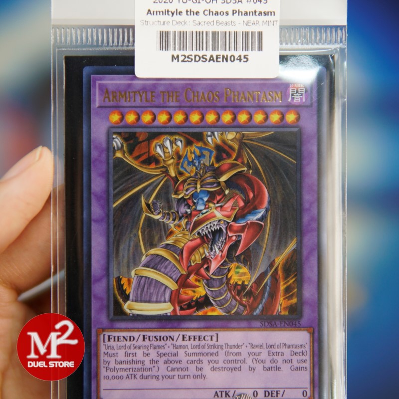 Lá bài Yugioh SDSA-EN045 Armityle The Chaos Phantasm - Ultra Rare - Đóng gói theo tiêu chuẩn M2SCCQ-Lite