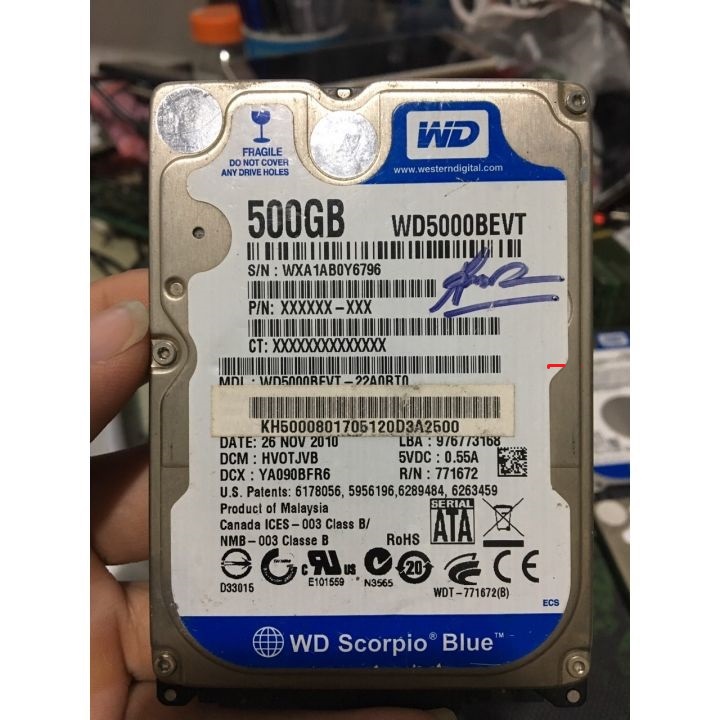 Hdd laptop 1000G 500G 320G 250G 160G 120G 80G tất cả sức khỏe good 100% | BigBuy360 - bigbuy360.vn