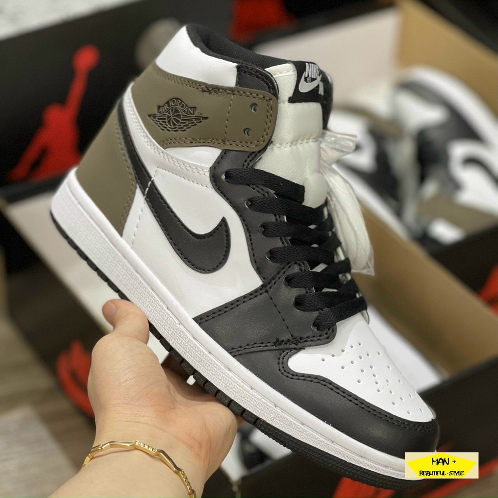 (FULLBOX + SALE SỐC) Giày thể thao Air Jordan 1 Retro High nâu đen giá hạt rẻ, siêu đẹp dành cho nam và nữ