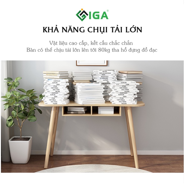 Bàn học bàn làm việc kèm hộc tủ 2 ngăn gỗ - gp185