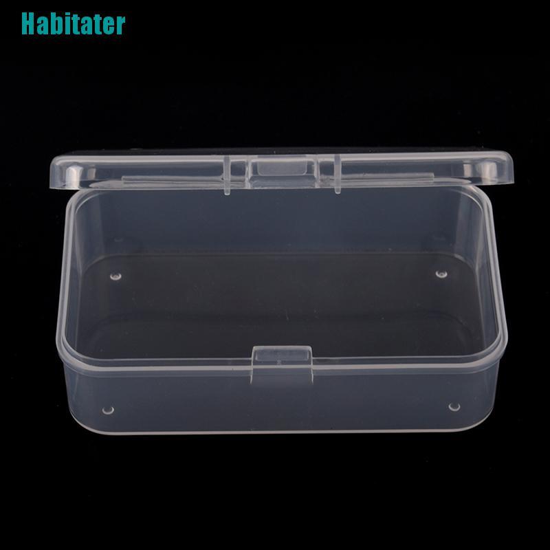 1 Hộp Nhựa Trong Suốt Có Nắp Đậy Đựng Đồ Dùng Tiện Lợi