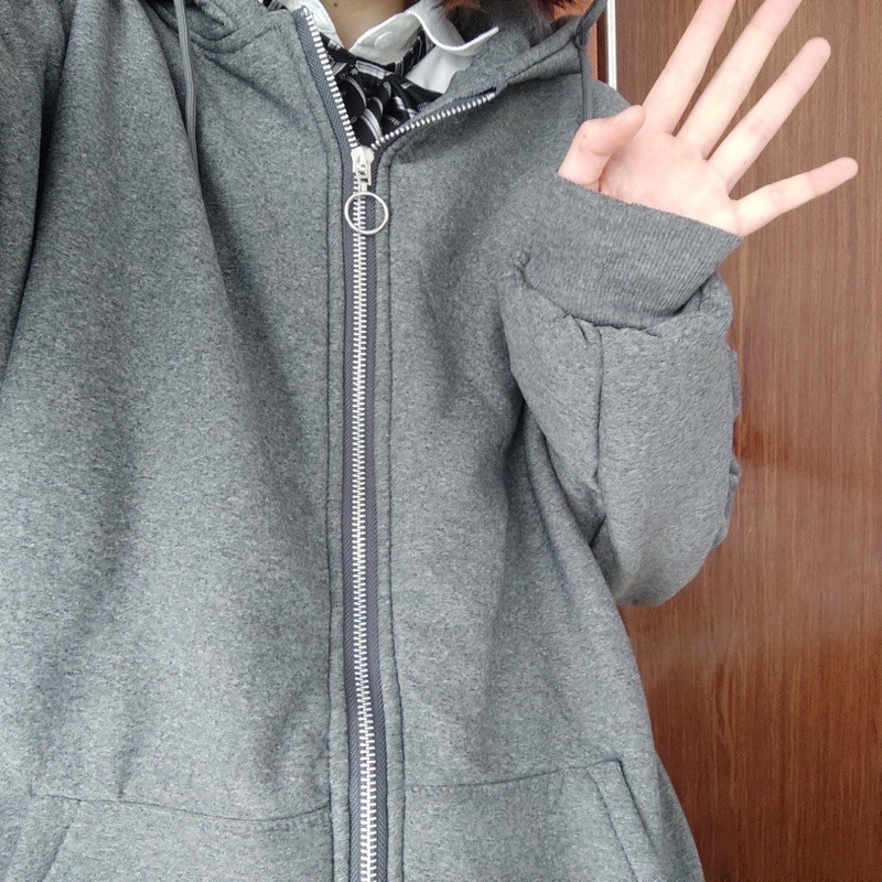 Áo khoác Hoodie Zip lót lông dày dặn siêu ấm