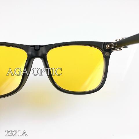 Kính Thời Trang CH Đa Năng 6 Trong 1 Unisex, Gọng Vuông Kèm Túi Da Ms 2321A