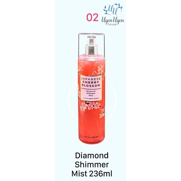 Xịt thơm toàn thân Bath Body Works Shimmer Mist 236ml