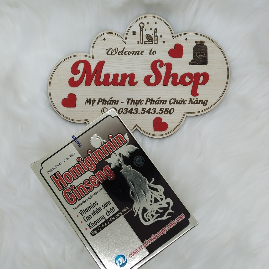 Homiginmin Ginseng PV - Bổ sung vitamin, cao nhân sâm và khoáng chất