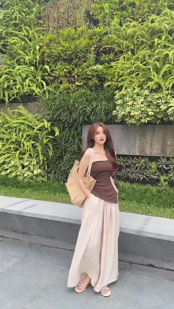 [SẴN/VIDEO] ÁO 2 DÂY THUN TĂM CÓ KHOÁ CẠNH VẠT SƯỜN XẾP LY EO VẠT LỆCH CHÉO CO DÃN | BigBuy360 - bigbuy360.vn