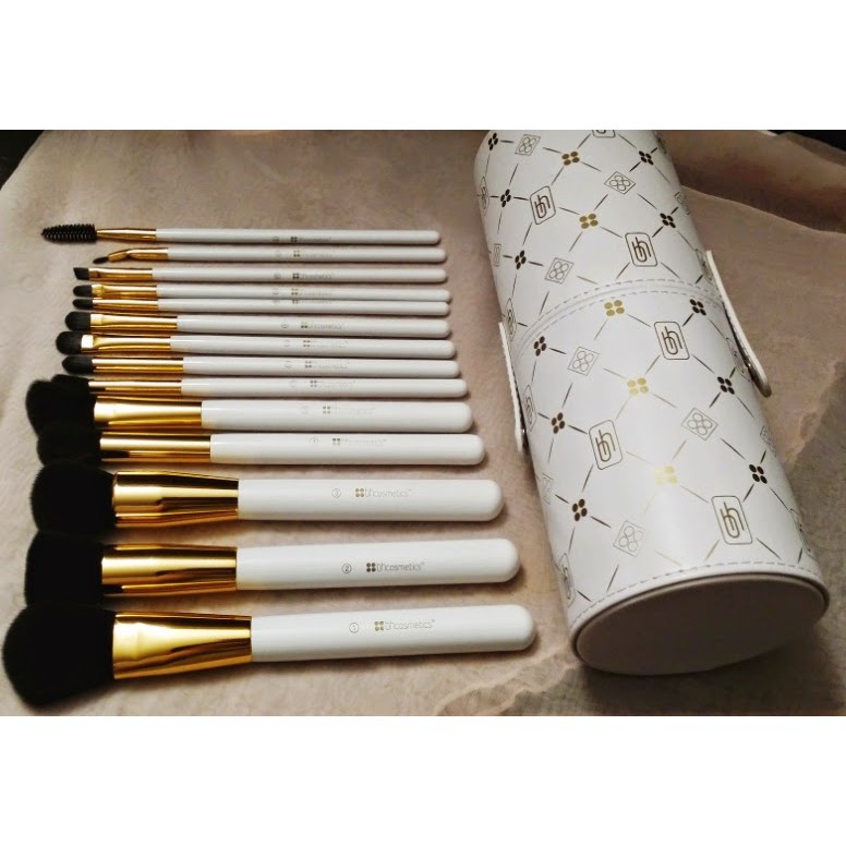 Bộ cọ ống BH cosmetics 14 PC signature brush set