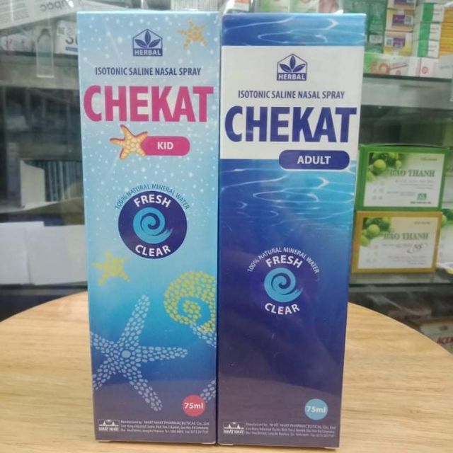 Dung dịch vệ sinh mũi Chekat 75ml