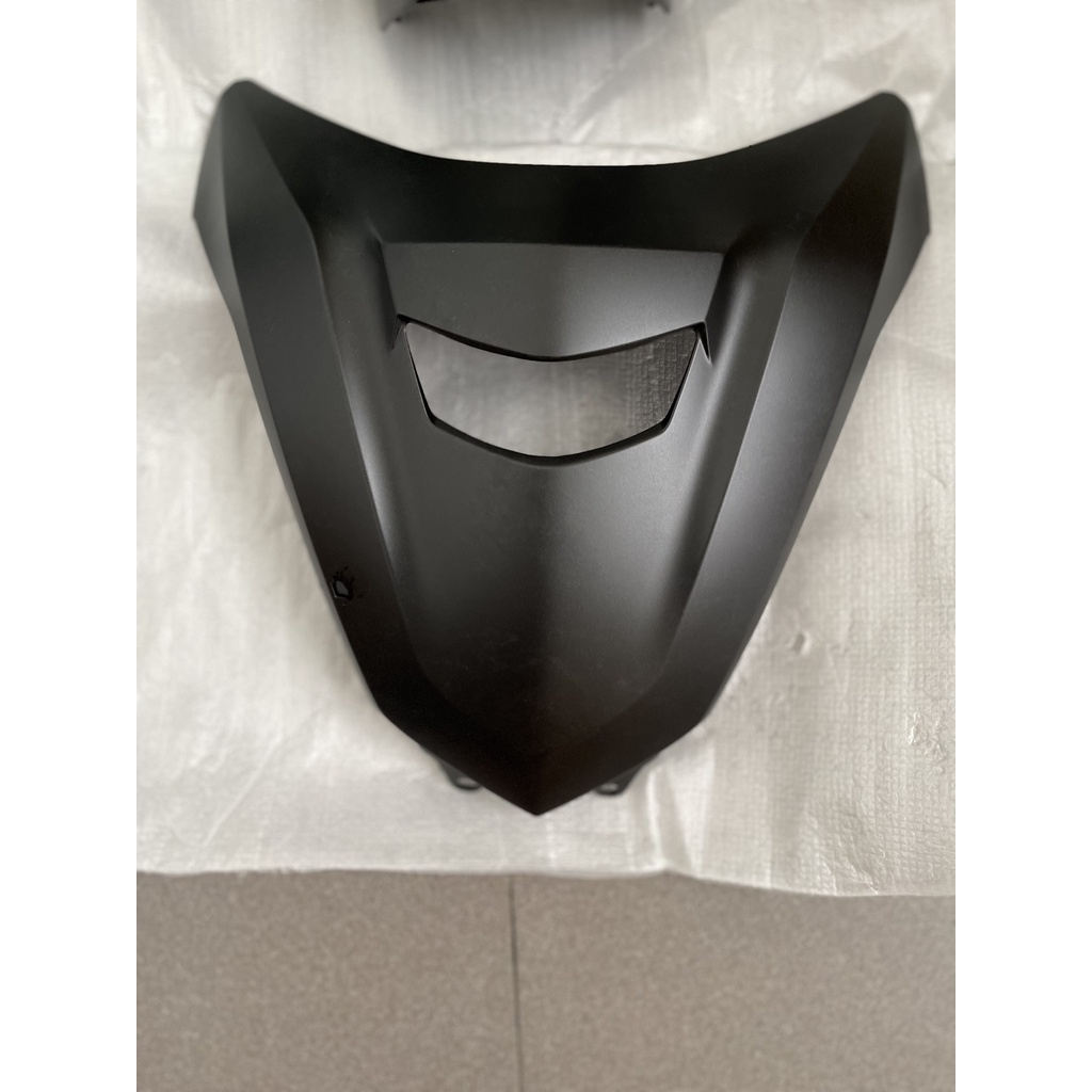 nắp trước nắp sau ốp khóa mặt nạ xe future led 125 đen nhám hàng chính hãng