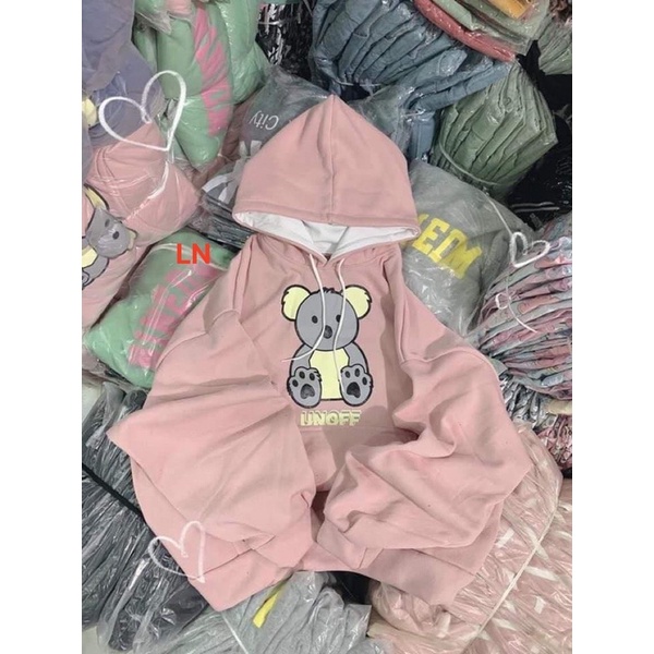 Áo hoodie gấu UNO TH6