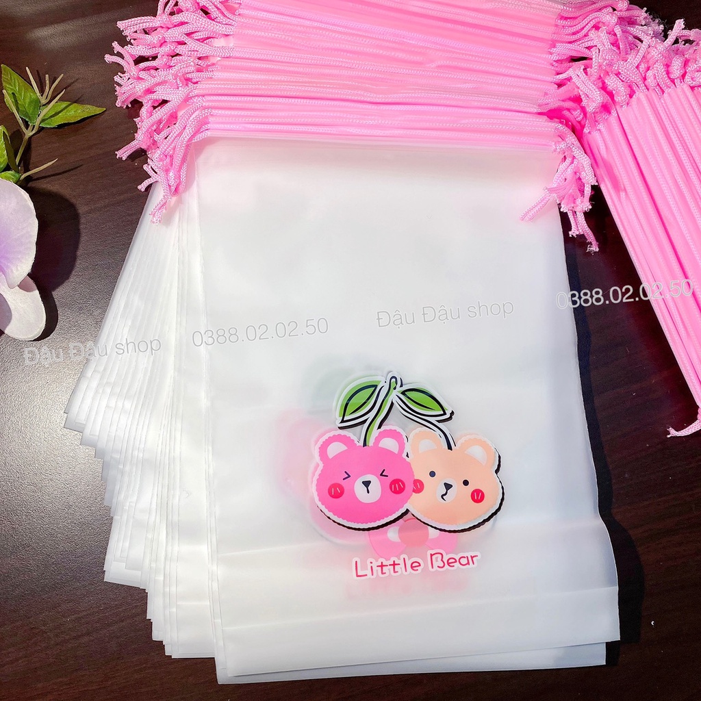 TÚI LỤA DÂY RÚT ĐỰNG ĐỒ HÌNH KHỦNG LONG