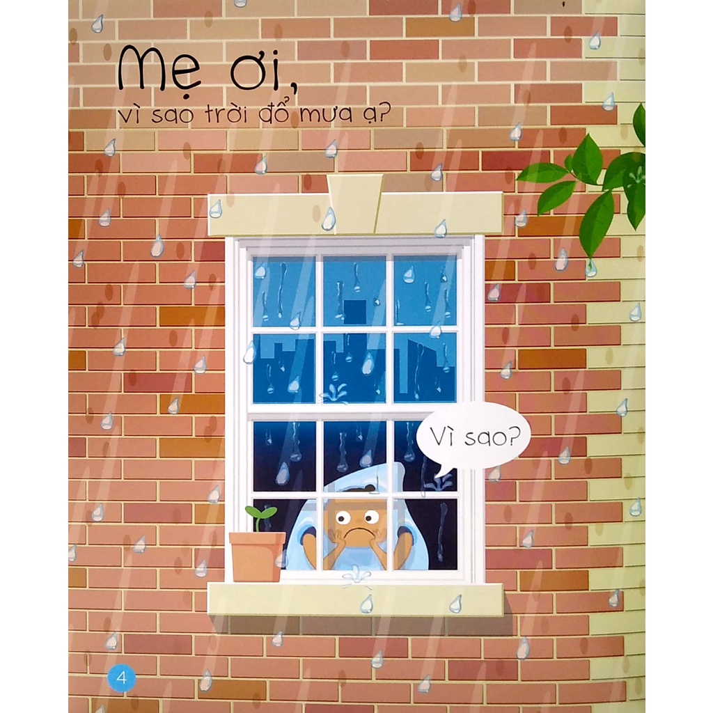 Sách Bi Bô Bé Hỏi? - Vì Sao Trời Đổ Mưa?