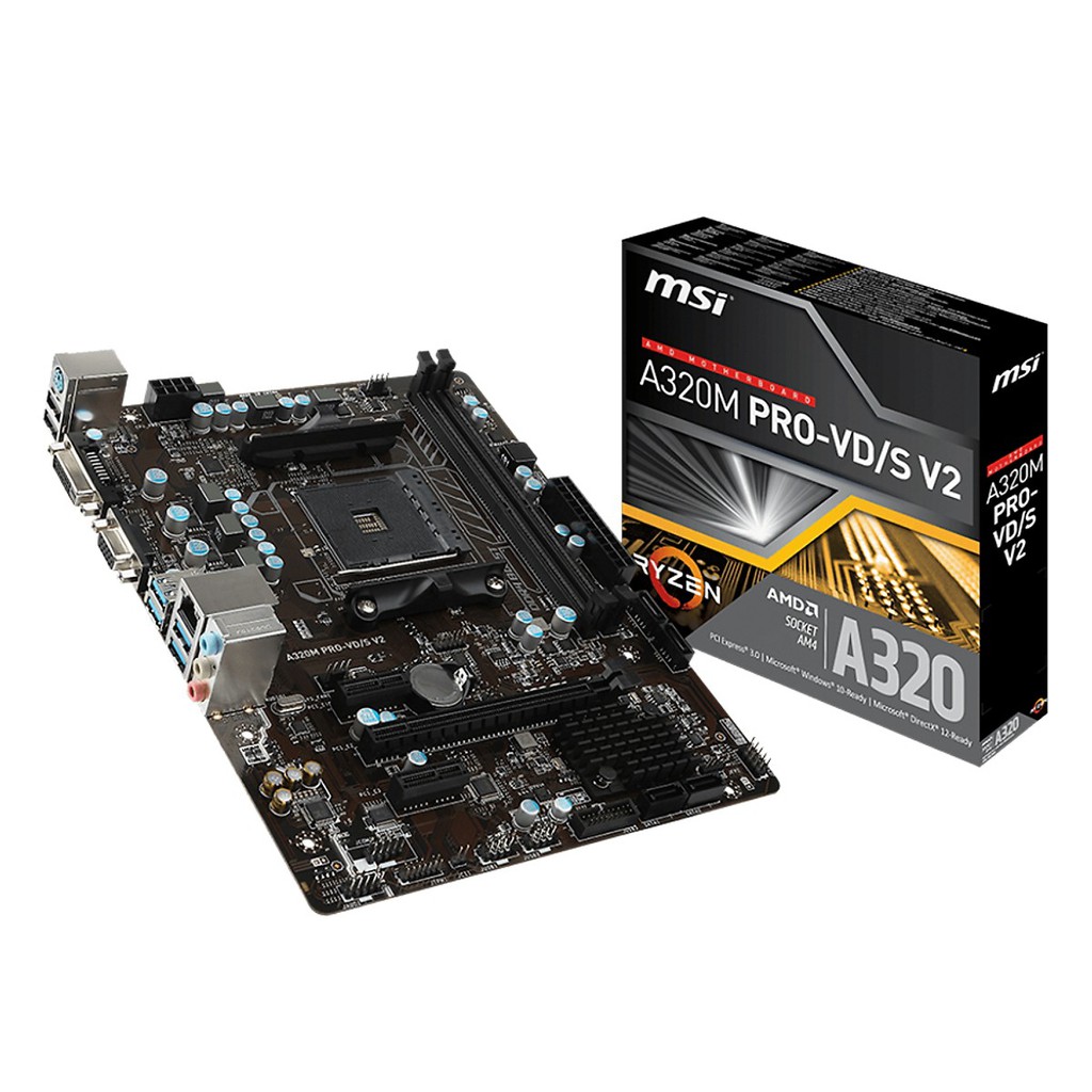 Bo Mạch Chủ Mainboard MSI A320M PRO VDS V2 Socket AM4