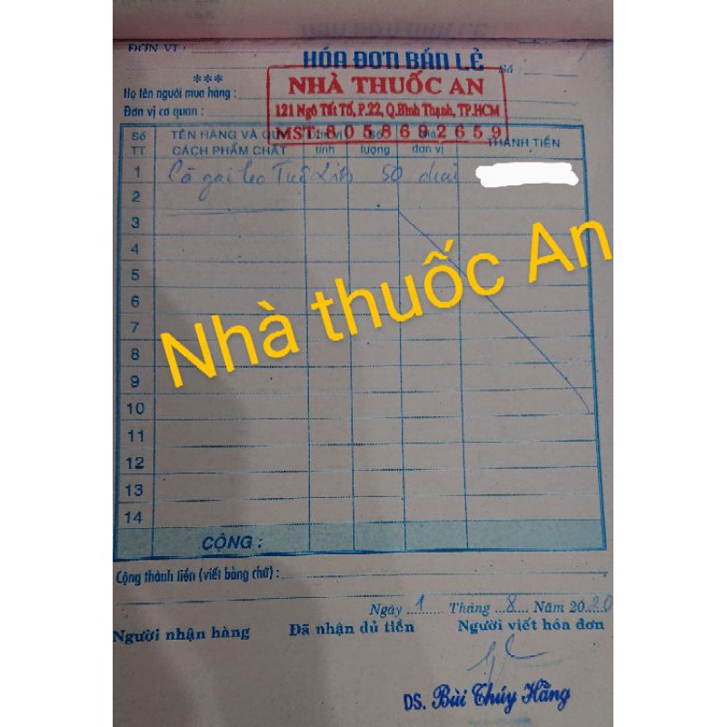 Cà gai leo Tuệ Linh chai 60 viên