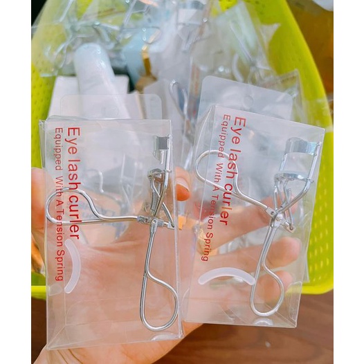Kẹp Mi Thần Thánh Eyelash Curler Siêu Cong Bằng Inox Bấm Êm Tặng kèm 1 đệm kẹp