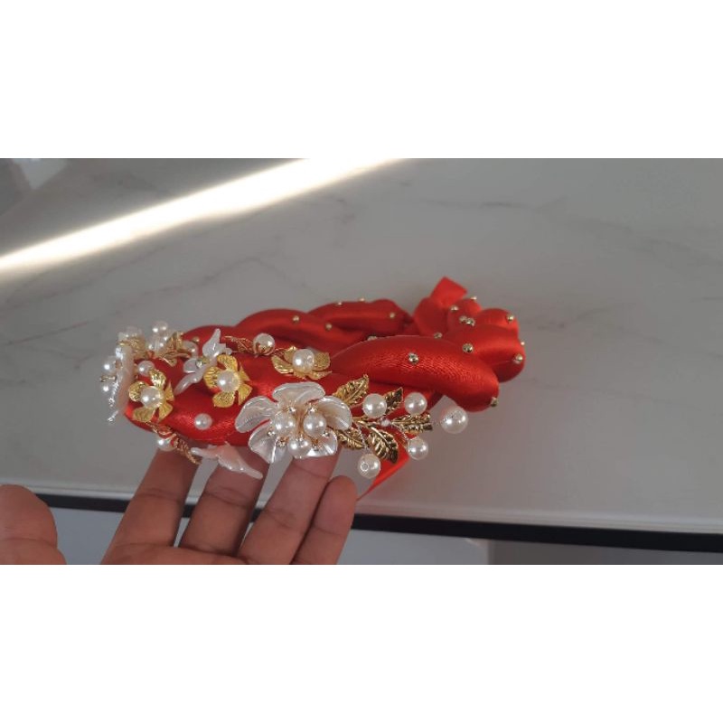 Mấn đội đầu cô dâu hoa ngọctrai hàng thủ công, Mấn áo dài, mấn cách tân