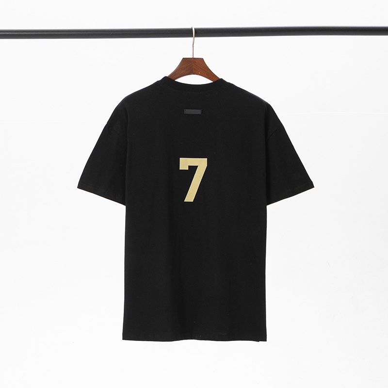 Áo Thun Cổ Tròn Tay Ngắn Thoáng Khí In Số 7 7