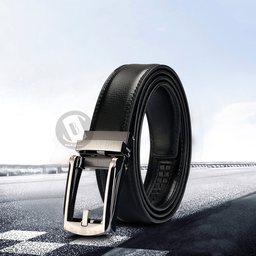 Dây Thắt Lưng, Nịt Nam Da Bò Cao Cấp - ShinBasic, Khoá Tự Động, Bảng Đẹp, Thời Trang Công Sở, Trẻ Trung, BELTS21BAS11