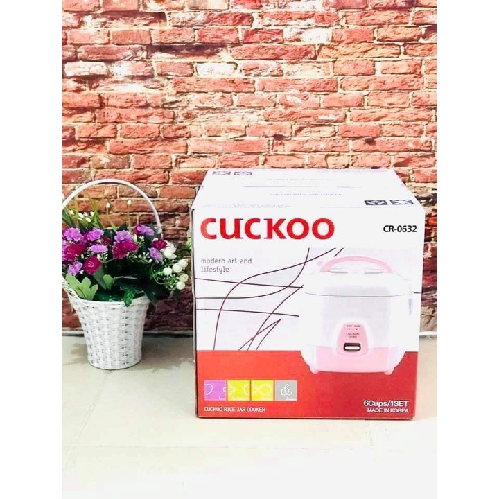 Nồi cơm điện Cuckoo CR-0632 dung tích 1.0 lít - Hàng chính hãng