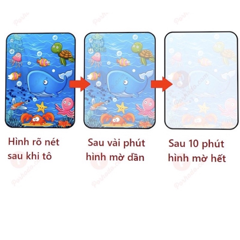 Tranh Vẽ Ma Thuật - Tranh Tô Màu Tái Sử Dụng Nhiều Lần