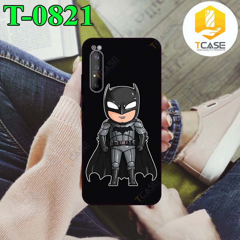 Ốp lưng Sony Xperia 1 Mark II, Xperia 5 Mark II, Xperia 10 Mark II in hình siêu anh hùng chibi