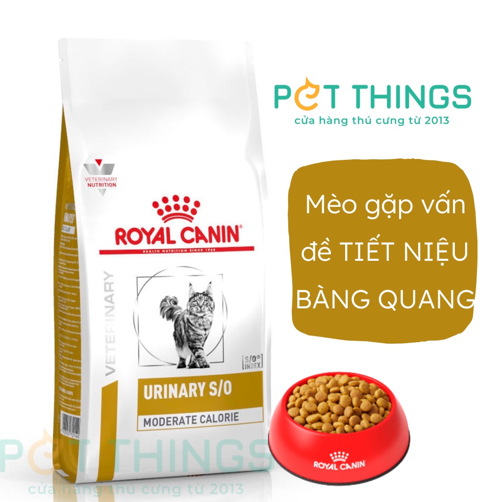 Royal Canin Veterinary Feline Urinary S/O cho mèo mắc tiết niệu khô/pate