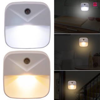 Đèn Ngủ Led Mini Hình Vuông Cảm Biến Ánh Sáng
