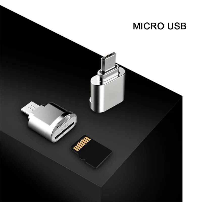 ANDROID Đầu Đọc Thẻ Nhớ Micro Sd Otg Tf Cho Samsung Xiaomi Huawei Htc