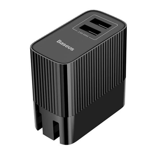 Củ Sạc Nhanh 2 cổng Baseus Transun Series Dual-U xoay 180 độ quick Charge 3.0 (3A) dành cho iPhone , SamSung , Xiaomi...