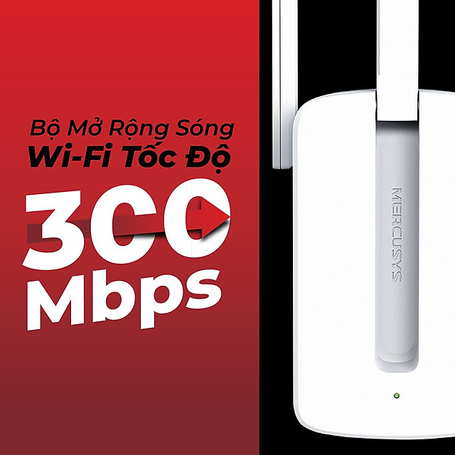 Bộ Kích Sóng Wifi Repeater Mercusys MW300RE 300Mbps - Hàng Chính Hãng | BigBuy360 - bigbuy360.vn