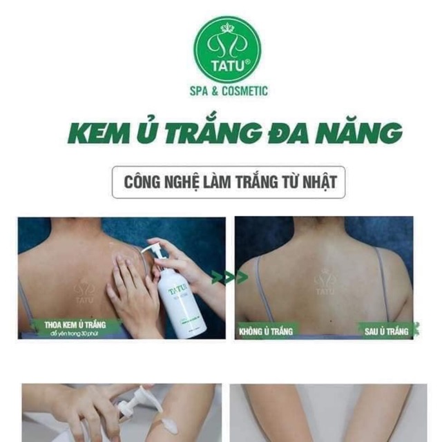 Kem ủ trắng đa năng Tatu 100% Hiệu quả