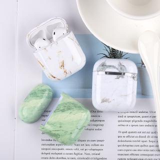Marble Pattern TPU Headset Protective Case For Apple Airpods 1 2 Wireless Bluetooth Headphone Cover