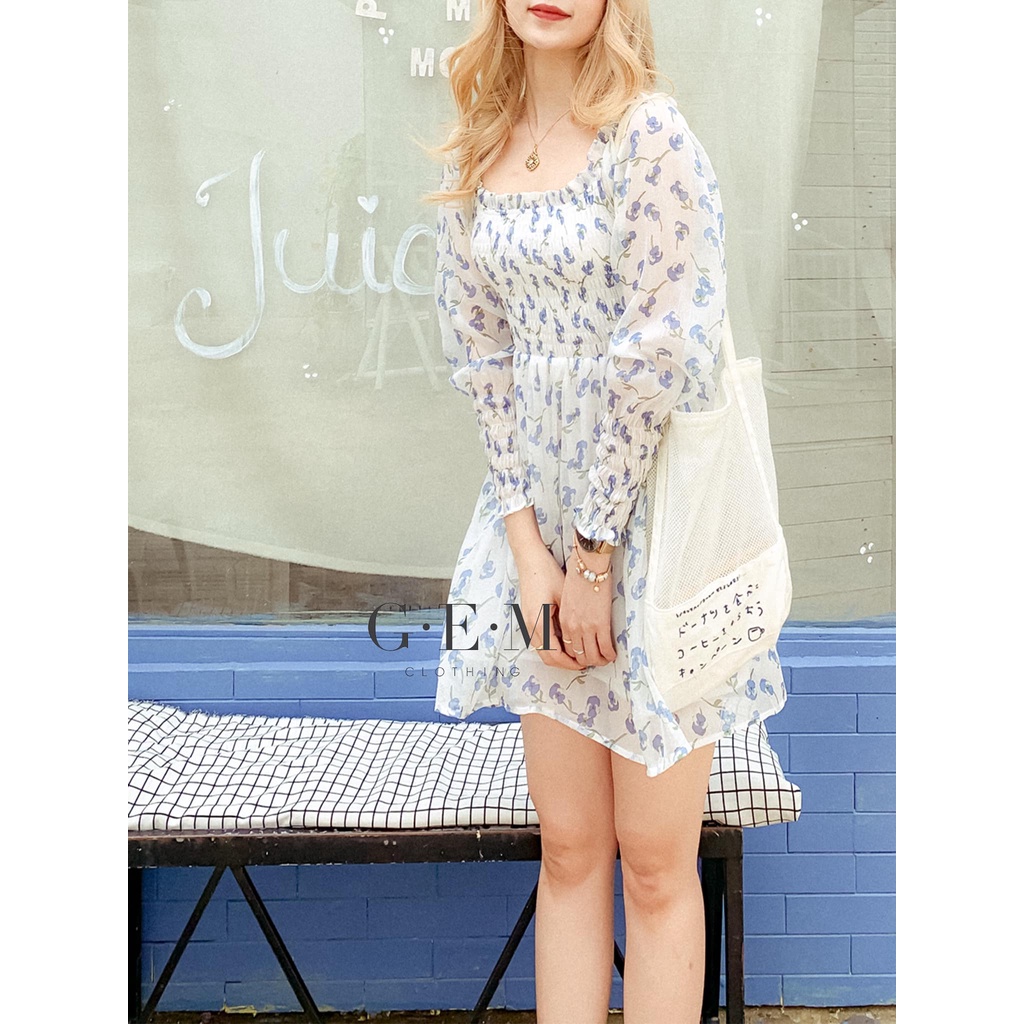 Đầm chun hoa Fenne Dress Gem Clothing SP060445