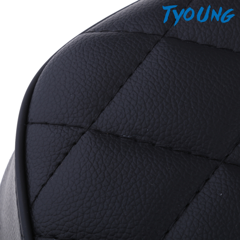 [TYOUNG]Cafe Racer Seat Diamond Checkered Pattern Flat Saddle Long Seats for Honda