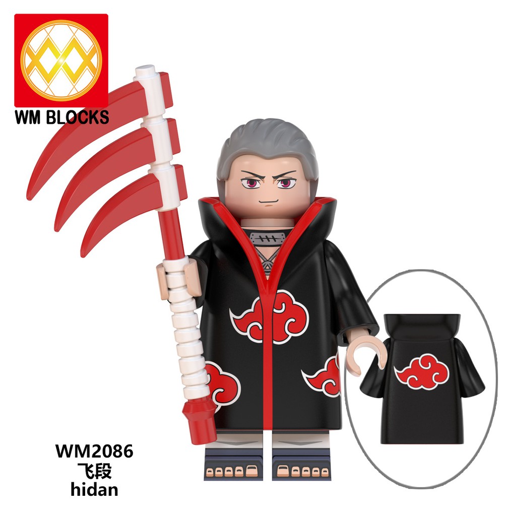 Minifigures Các Nhẫn Giả Ninja Naruto Uchiha Obito - Uzumaki Naruto - Uchiha Sasuke - Hatake Kakashi WM6105 WM6106