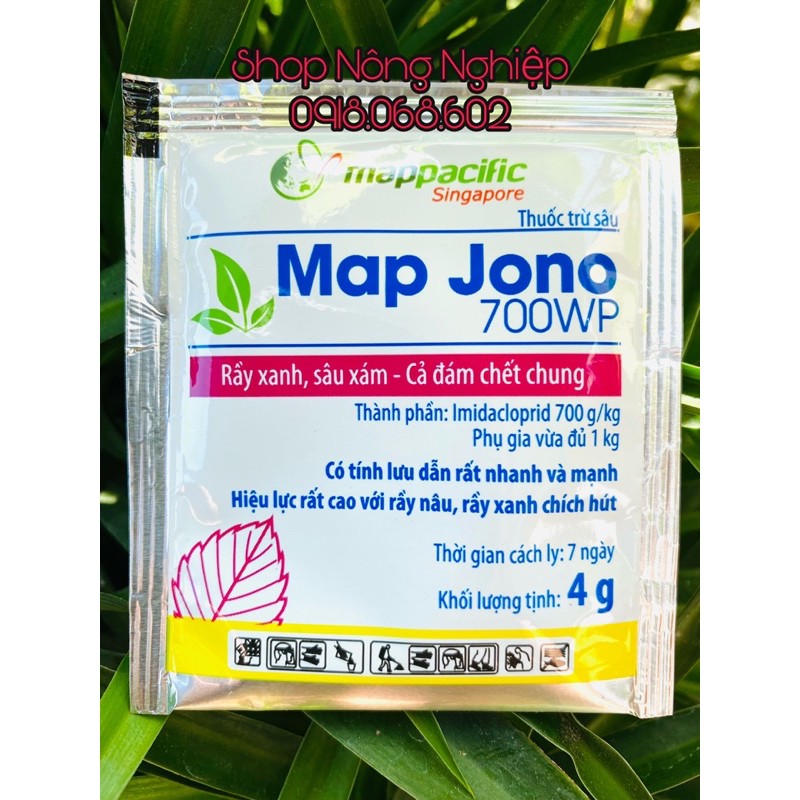 Map Jono 700WP 4gr, sản phẩm phòng trừ côn trùng chích hút cho cây