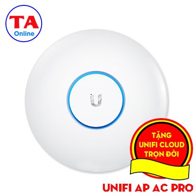 Bộ phát Wifi UniFi AP AC PRO - Hàng USA/Hỗ trợ chuẩn AC - Tốc độ 1750Mb - Lan 1Gb.