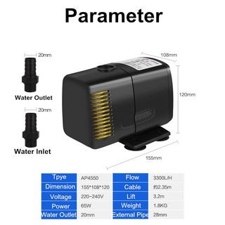 MÁY BƠM NƯỚC HỒ CÁ LIFETECH AP-4550