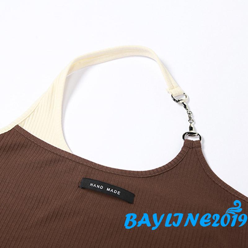 Áo Croptop Hai Dây Giả Hai Mảnh Màu Sắc Tương Phản Thời Trang Mùa Hè Dành Cho Nữ Size S/M/L