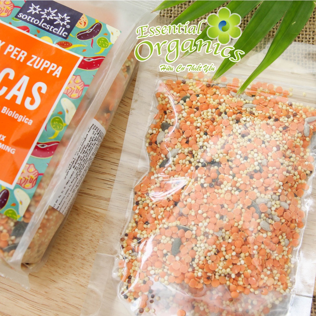 Đậu hạt dinh dưỡng, hạt ăn dặm hữu cơ organics seeds nấu cháo sữa hạt cho bé tách lẻ gói (100g)